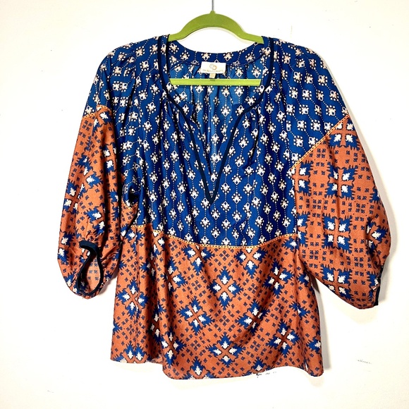 Ethnic Inspired Blouse - M - Picture 1 of 10